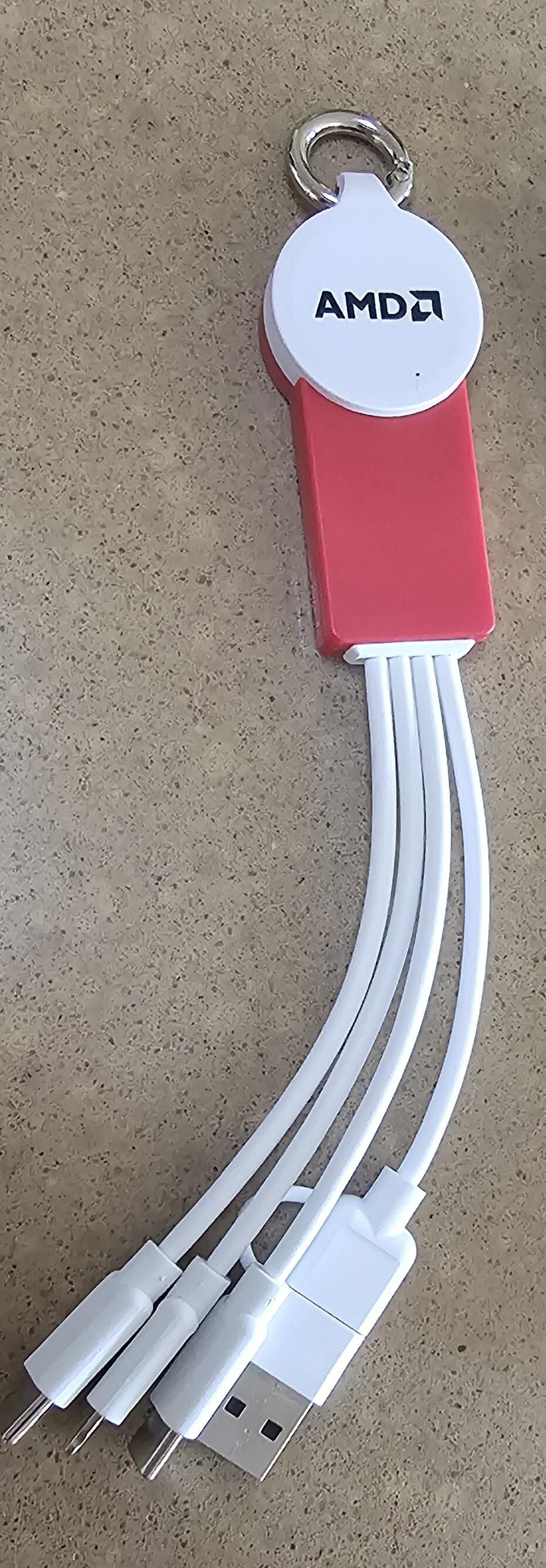 Charging Cable – White/Red