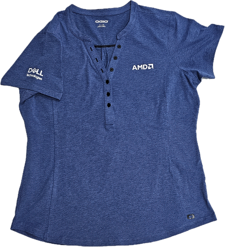 Ogio Henley Shirt – Blue
